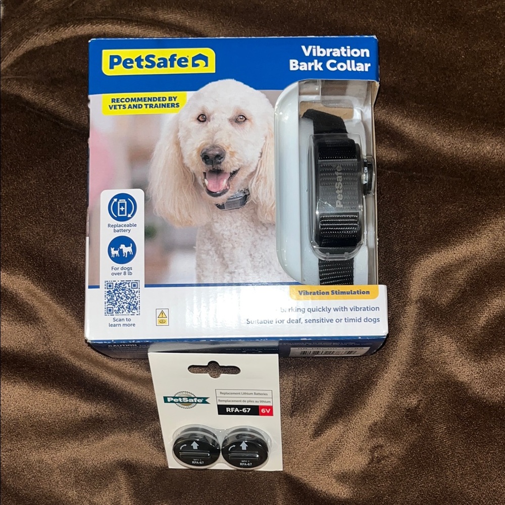 NIB Pet Safe Vibration Bark Collar with 2 extra batteries